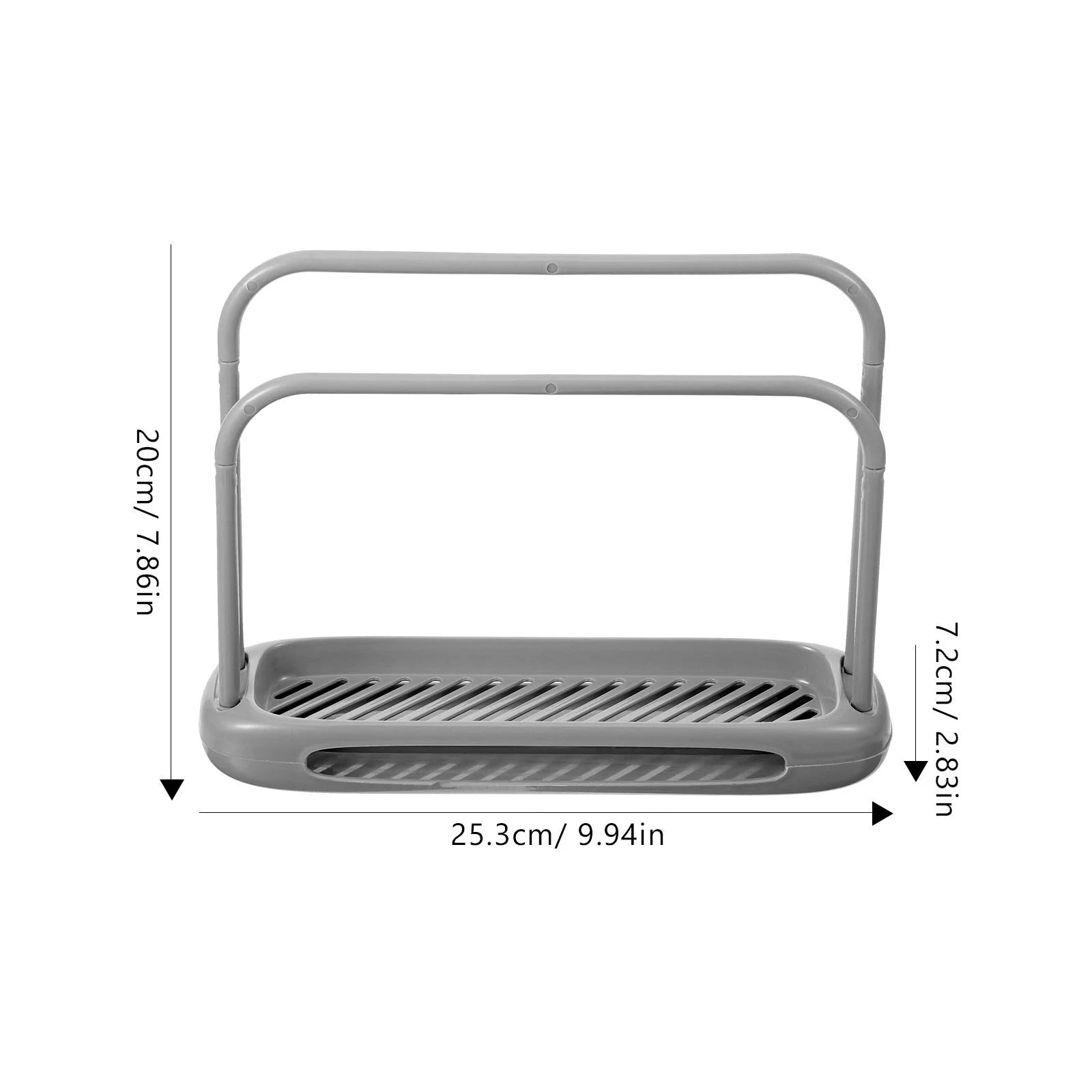 Towel Rack Countertop Organizer Kitchen Gadget Countertop Towel Stand Fashion Towel Holder Towel Standing Rack Double Pole Storage Rack